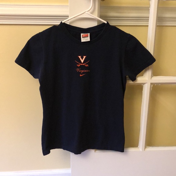 Nike UVA Orange and Blue Shirt Women’s Size Small - Picture 4 of 13